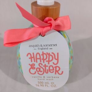 NEW Asquith & Somerset Vanilla and Verbena Hand Soap 16.9 oz Easter Theme